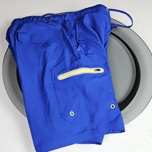 ZeroXposur Blue Swimwear with White Logo